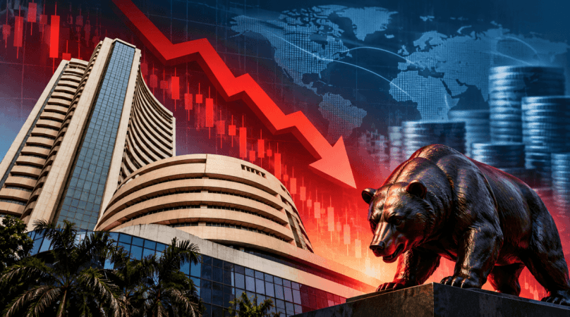 Sensex And Nifty Open In The Red, Rising Global Bond Yields Weigh On Indian Stocks