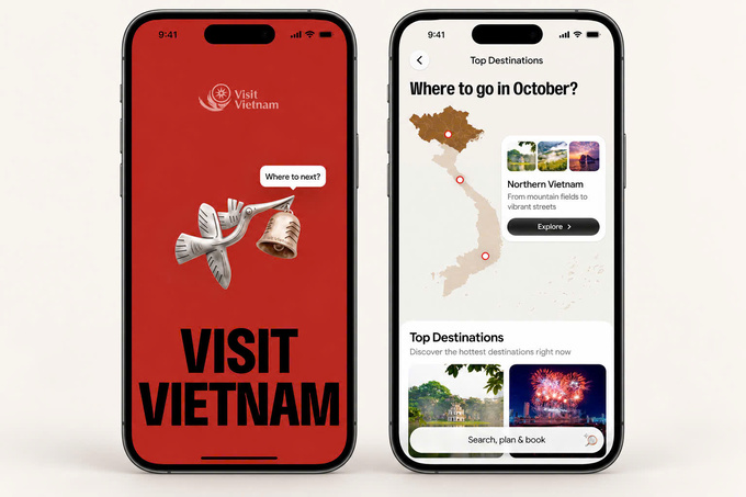 The Visit Vietnam tourism platform. Photo courtesy of Sun Group