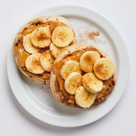 Peanut Butter-Banana English Muffin Credit: EatingWell