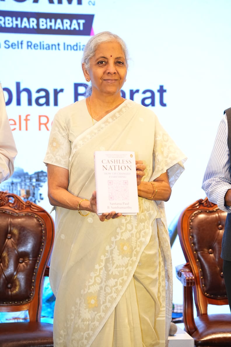 Celebrating a decade of UPI, Finance Minister Nirmala Sitharaman unveils Cashless Nation at Sangam 2026