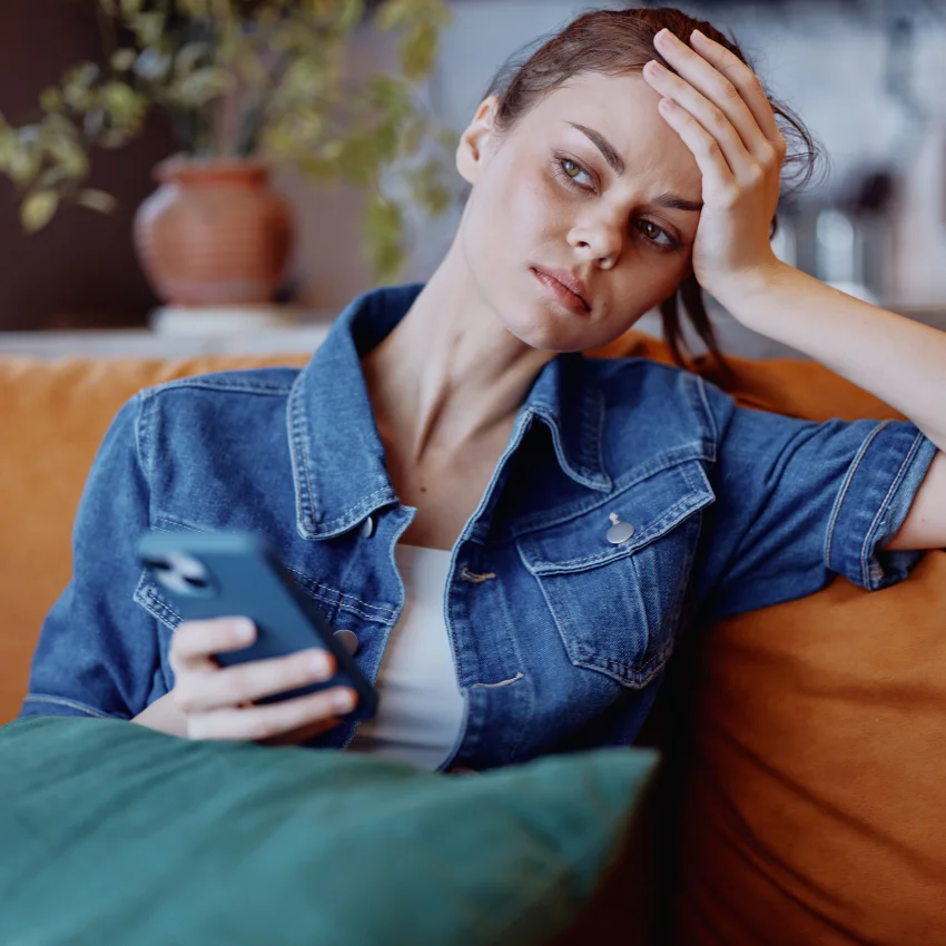millennial woman handling stress