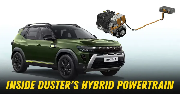 renault duster hybrid powertrain explained