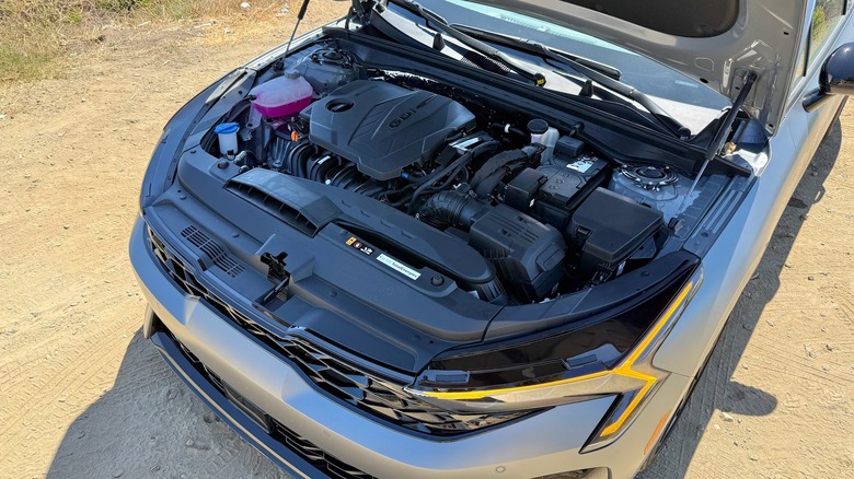 2026 Kia K5 GT-Line engine bay