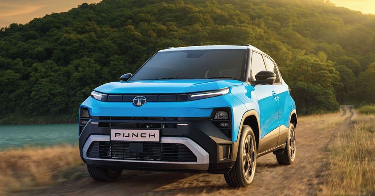 tata punch facelift running tata punch facelift running