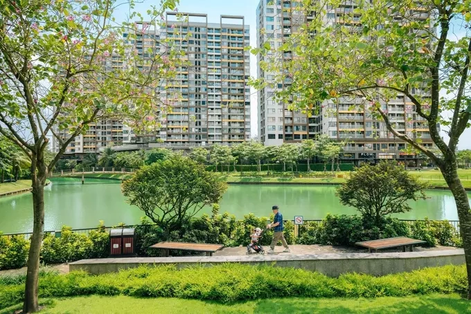 Living spaces at Mizuki Park. Photo courtesy of Nam Long