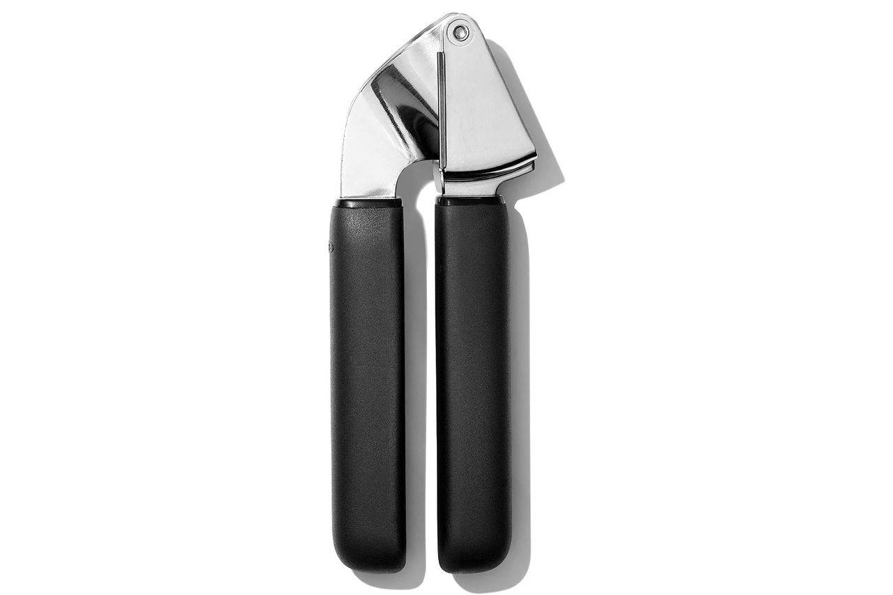 Oxo Good Grips Stainless Steel Garlic Press Credit: Amazon