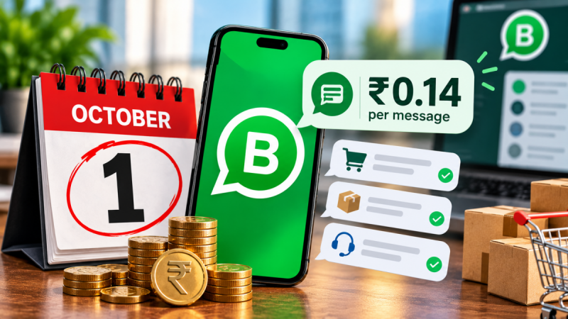 WhatsApp Business messages to become paid from October 1: India prices, rules and what changes