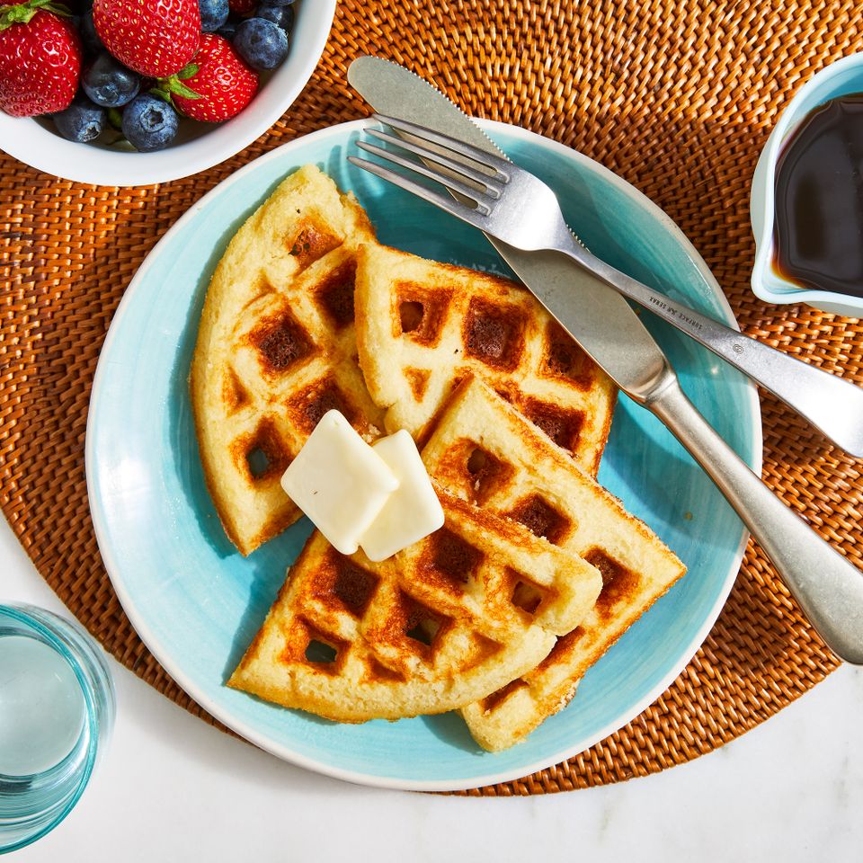 Gluten-free Almond Flour Waffles Credit: Jennifer Causey