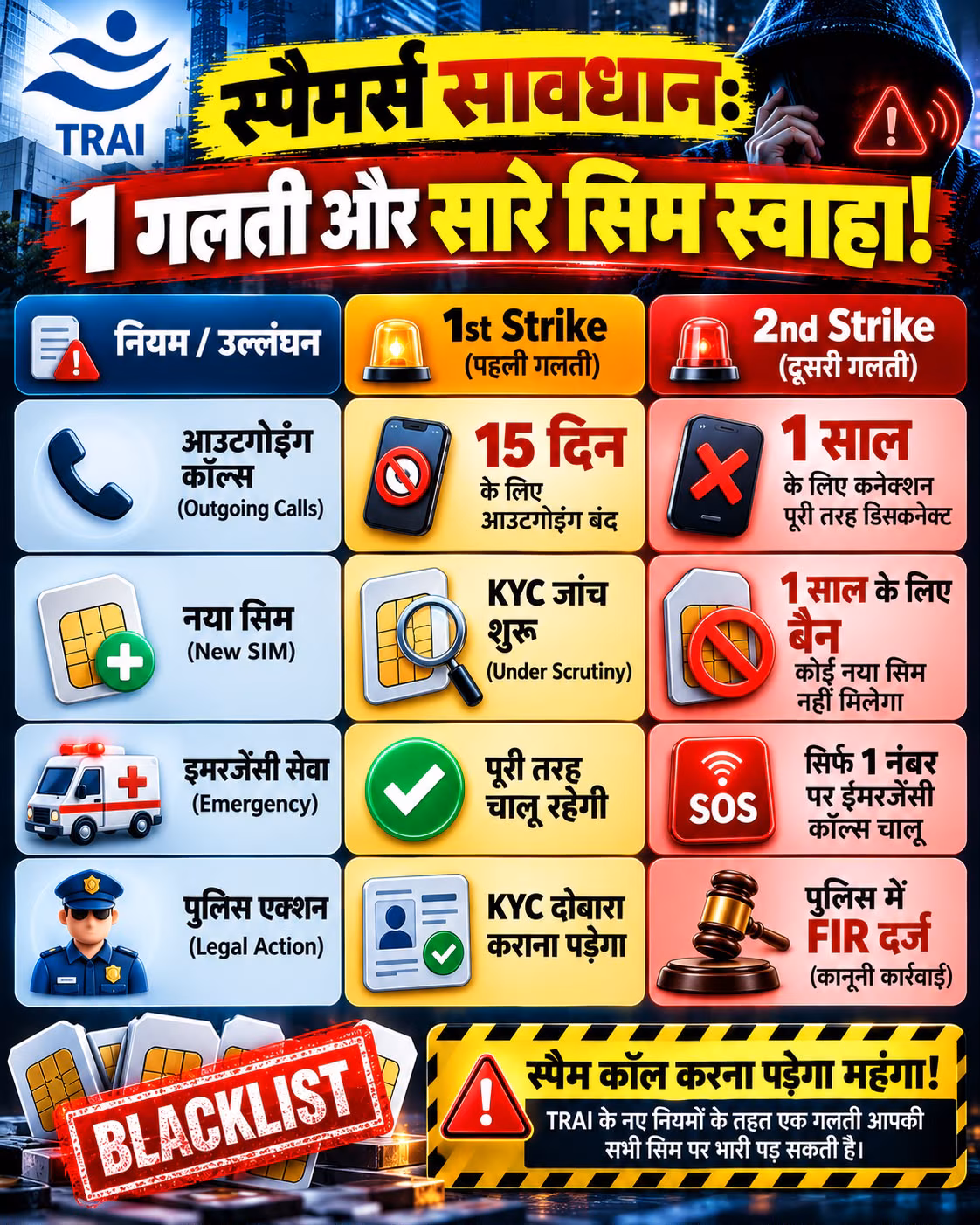 TRAI Spam Call Rules