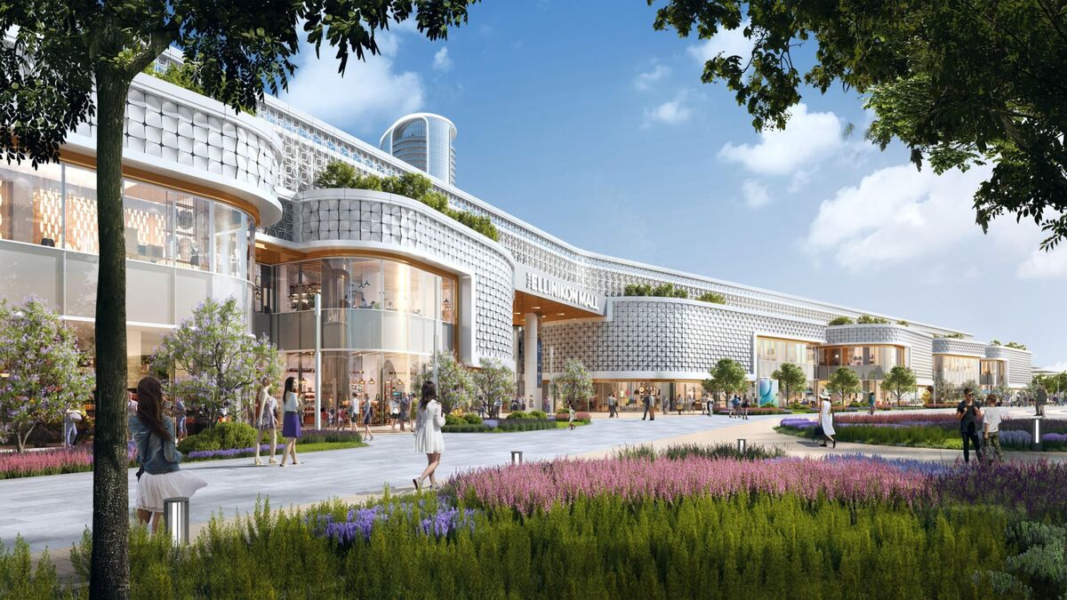 Artists impression of the new mall