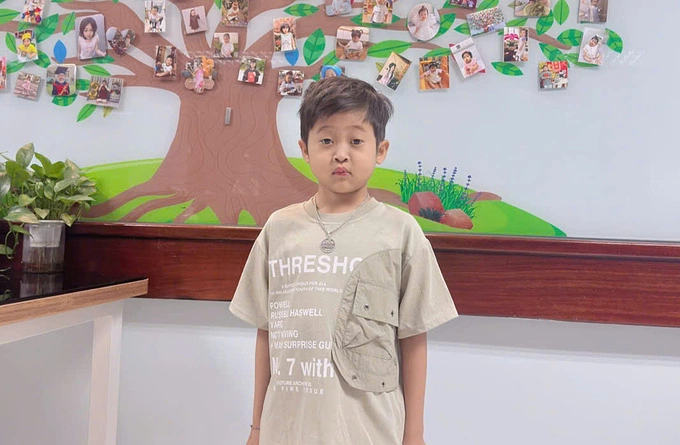 Baby Hieu is healthy after a liver transplant. Photo: Provided by family