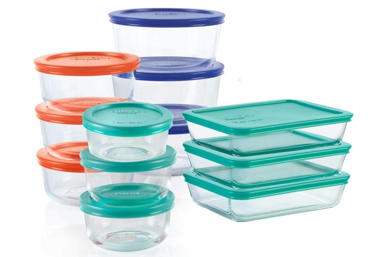 Amazon Pyrex Simply Store (12-Pack) Glass Food Storage Containers Set Credit: Amazon