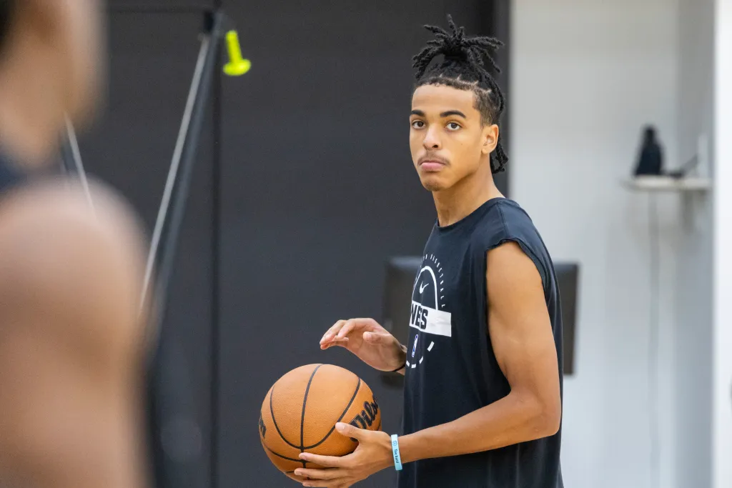 Brooklyn Nets' Mikel Brown Jr. during practice.