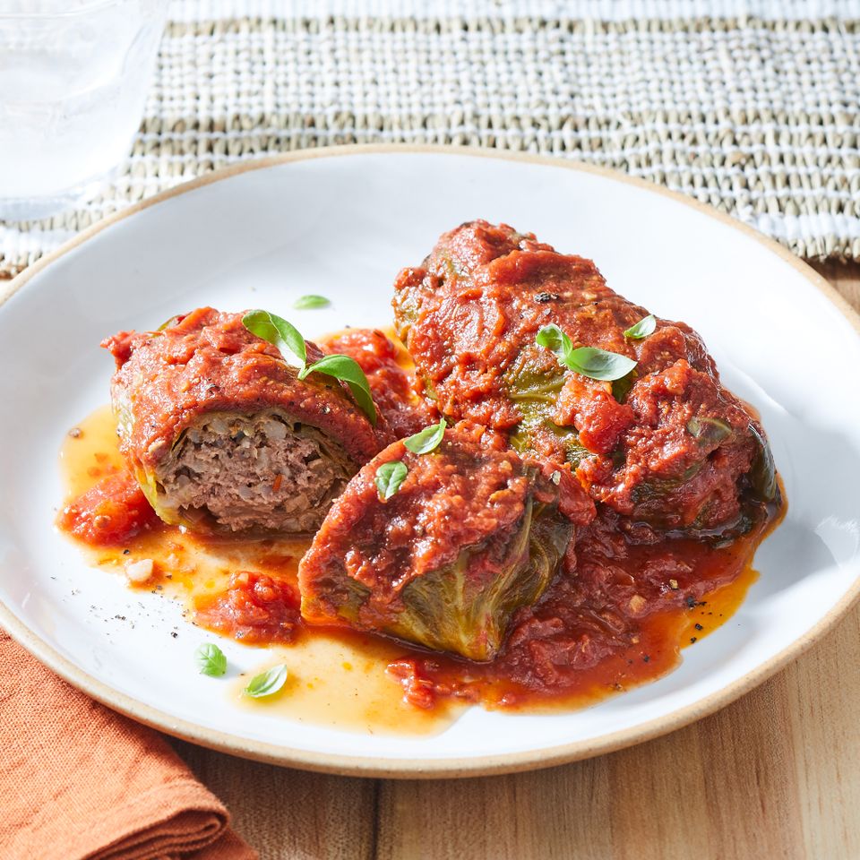 Slow Cooker Stuffed Cabbage Rolls Credit: Rachel Marek