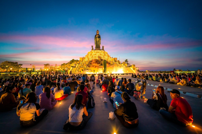 The mountain hosts several major religious festivals each year. Photo courtesy of Sun Group