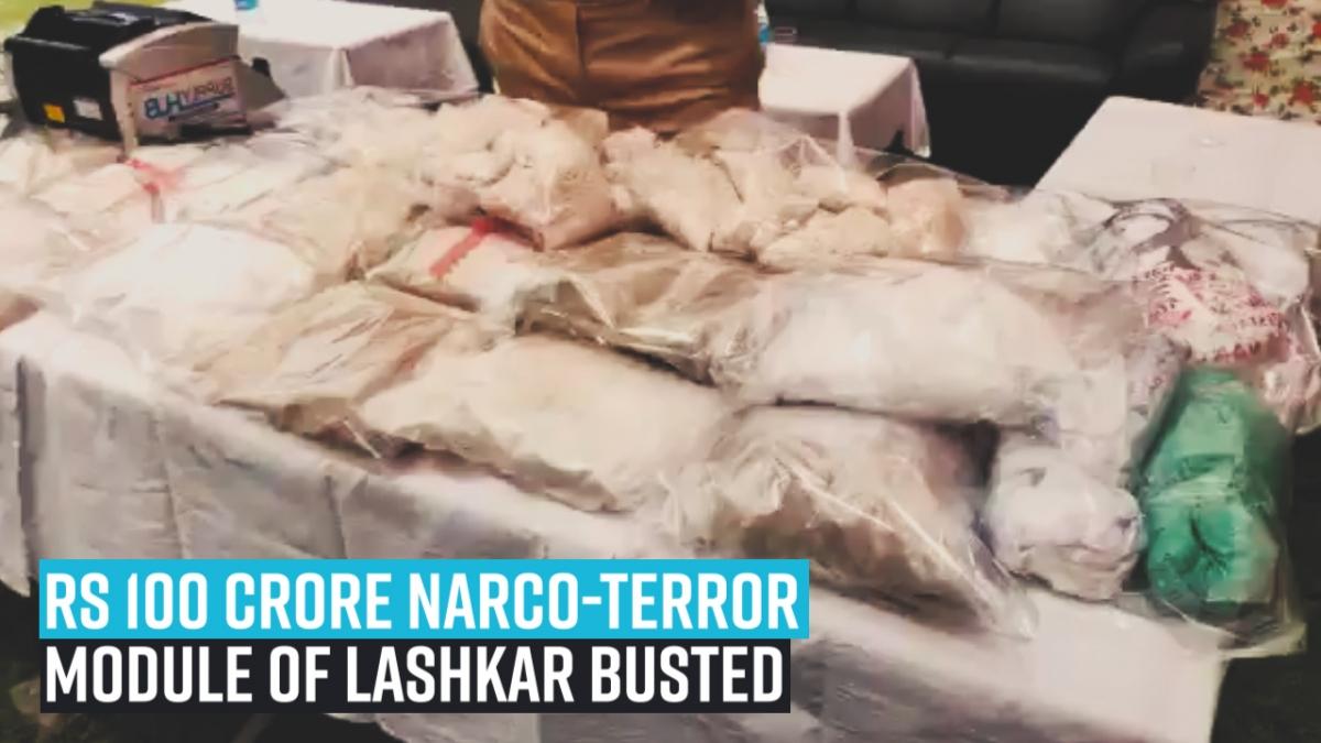 Rs 100 crore narco-terror module of Lashkar busted