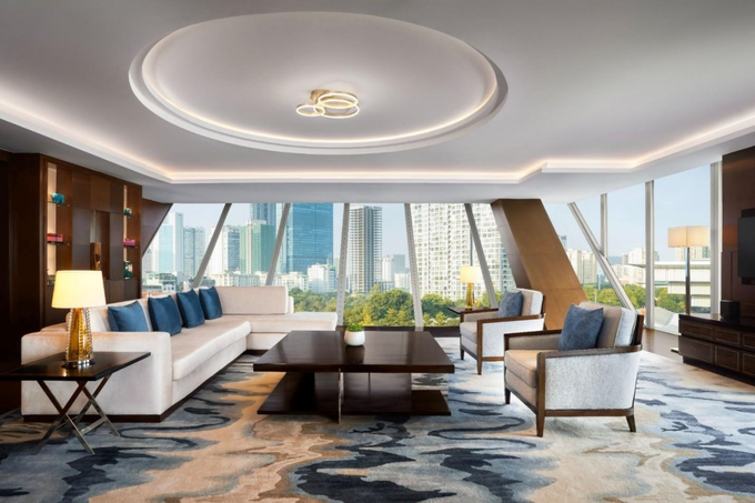 Guest accommodation at JW Marriott Hotel Hanoi. Photo courtesy of the hotel