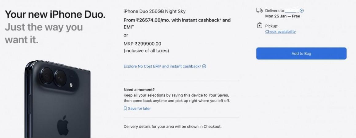 Apple iPhone Duo pre-orders: Why you may not get the Rs 3 lakh foldable iPhone until January 2027