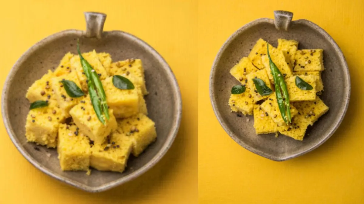 Besan Dhokla Recipe: Make healthy puffed gram flour dhokla instantly for breakfast without oil and spices, note down the recipe to prepare it in minutes - India TV Hindi
