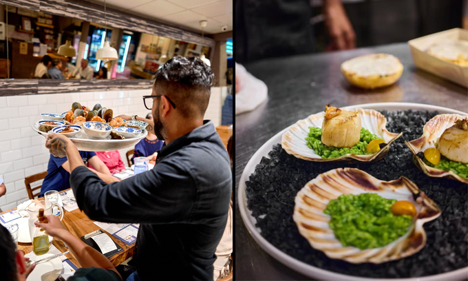 Food served at an outlet of Greenwood Fish Market. Photo courtesy of the company