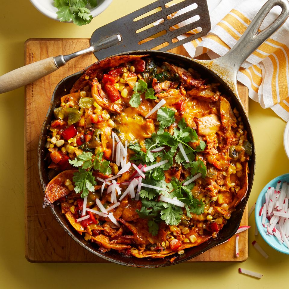 Chicken Enchilada Skillet Casserole Credit: Jacob Fox
