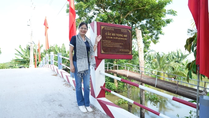 Hope Bridge 445 in Thanh Quoi commune, Can Tho city. Photo: FRT