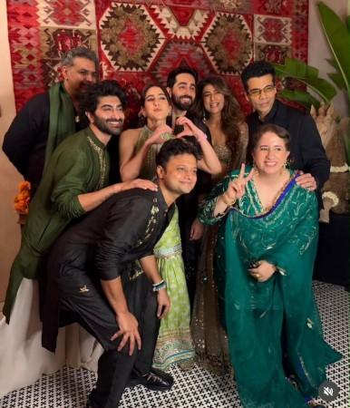 Bhumi Pednekar trolled for wearing bralette, dances with Sara Ali Khan, Ayushmann Khurrana -Tahira Kashyap at Diwali bash