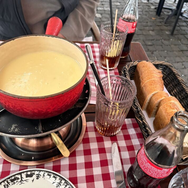Cheese fondue Cheese fondue