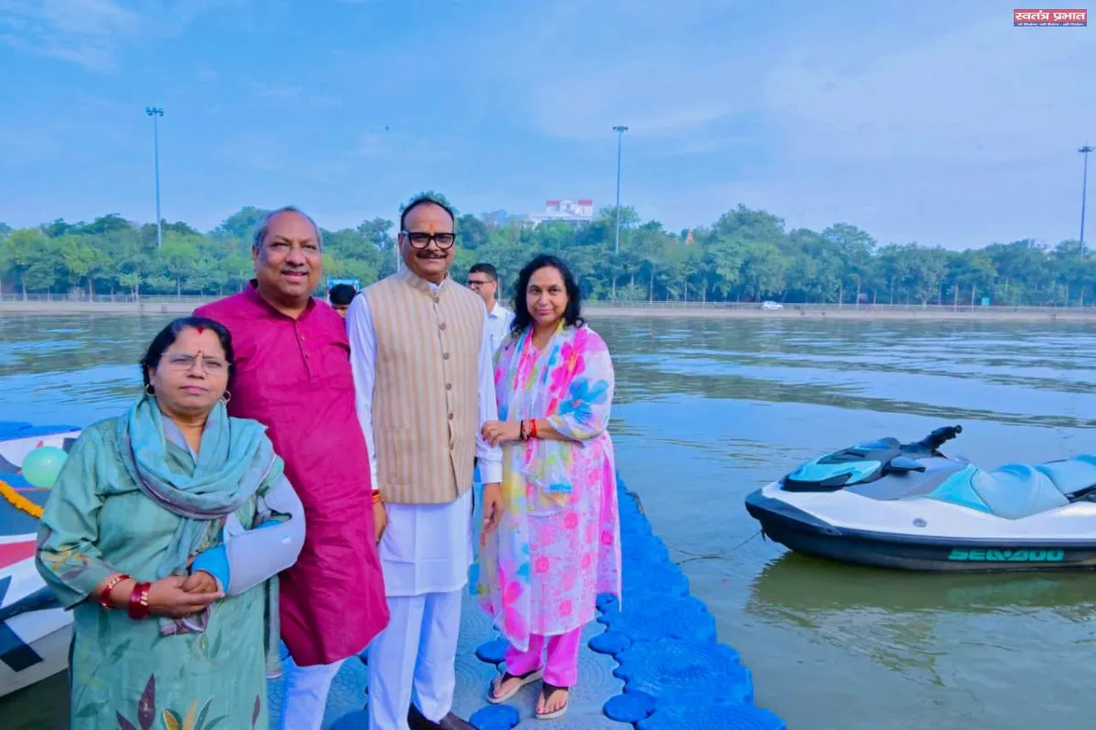 50 thousand fish fingerlings released in Gomti river, aquatic biodiversity conservation will get a boost