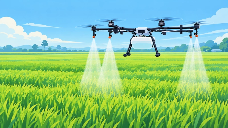 Agricultural Drones Smart Irrigation Systems,