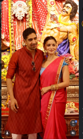 Alia Bhatt's Bengali saree reminds fans of Aishwarya Rai in Devdas; Ranbir Kapoor gets teary-eyed singing 'Kabira'