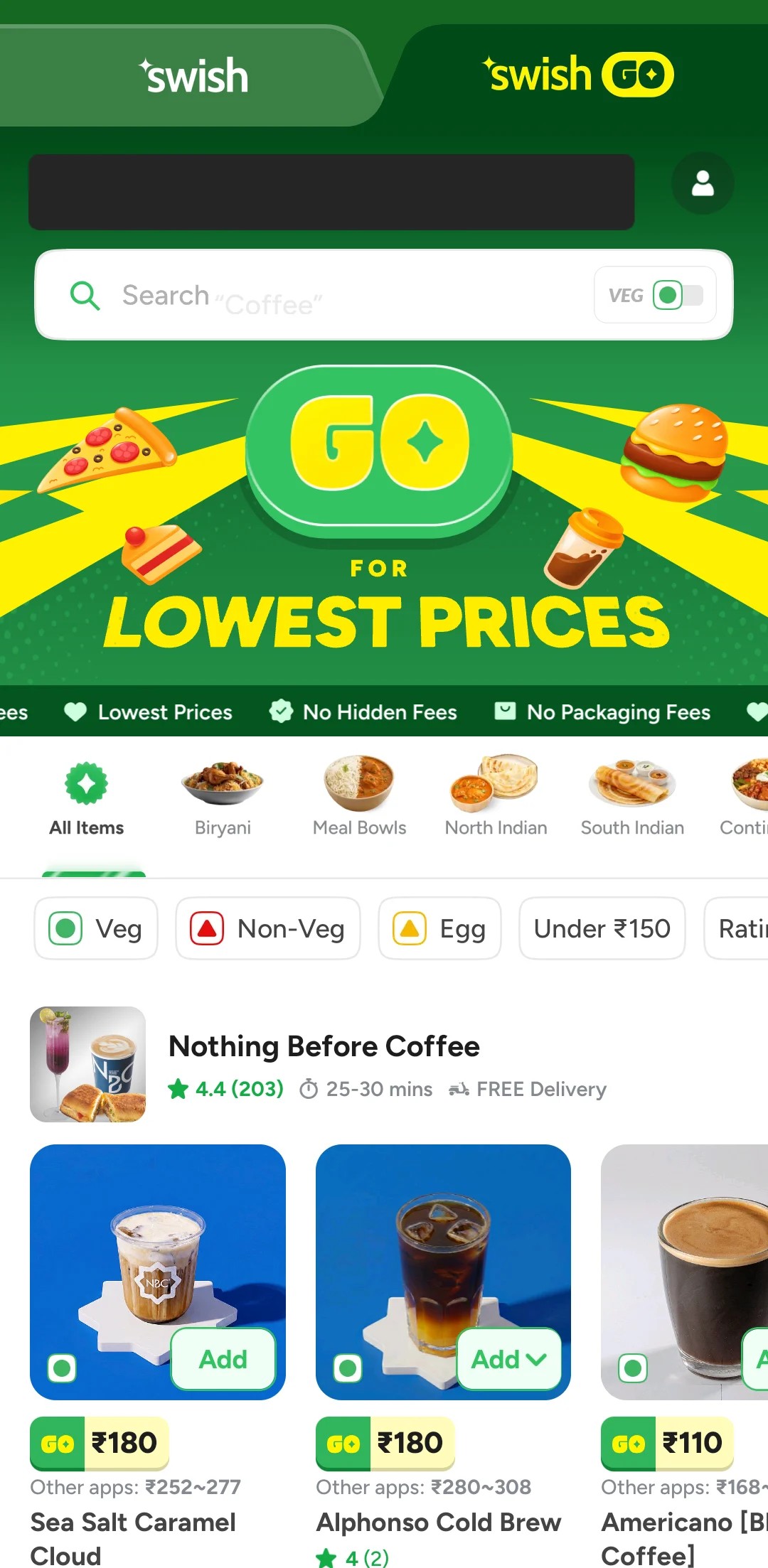Swish is piloting food delivery for orders sourced from external third-party restaurants and cloud kitchens
