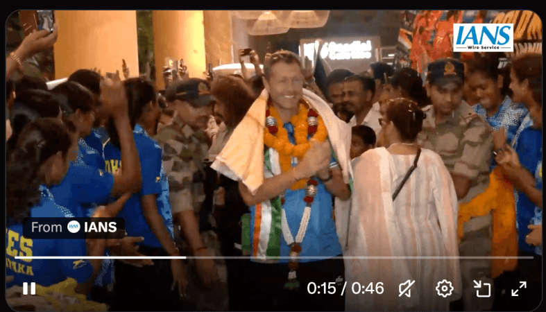 Indian women's hockey team returns to Bengaluru after historic Asian Games gold, seals LA 2028 Olympic berth