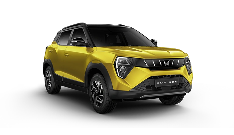 mahindra xuv 3xo colours citrine yellow black